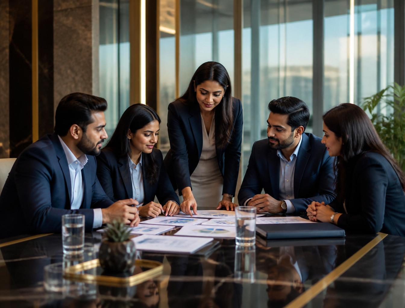 Safe Solution Financial Services team collaborating on finance and recruitment strategy in Nashik
